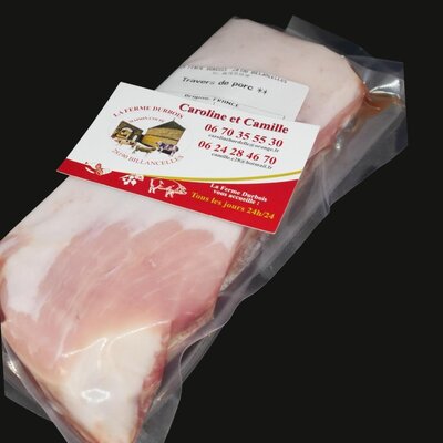 🥩 travers de porc à griller (max 450 gr)