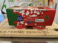 Yaourt aromatises à la fraise du perche