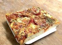 Foca'pizza chorizo emmental