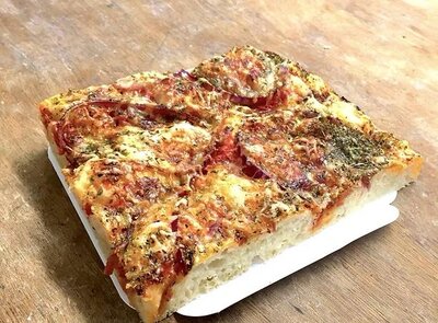Foca'pizza chorizo emmental