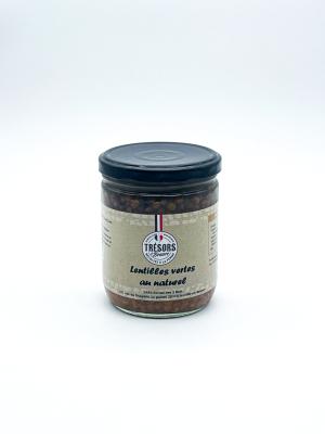 Lentille verte bio bocal 430g