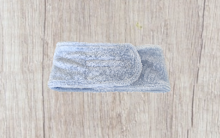 Bandeau de maquillage bleu clair