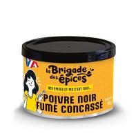 Poivre noir fumé concassé