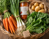 Petit assortiment de légumes de saison