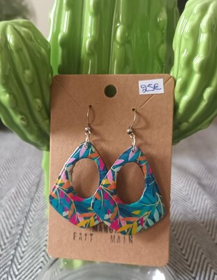 Boucles bois blue leaf