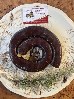 🖤 boudin noir fermier  durbois (max 500gr)