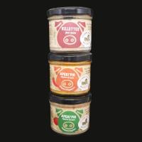 🍽️ lot de 3 rillettes apéritives 'aperi pig'
