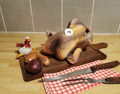 Pintade fermière prêt à cuire