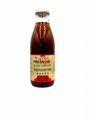Jus de pomme fraise 0.25 date courte