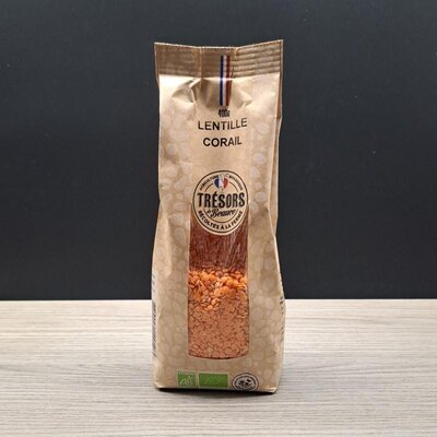 Lentille corail bio