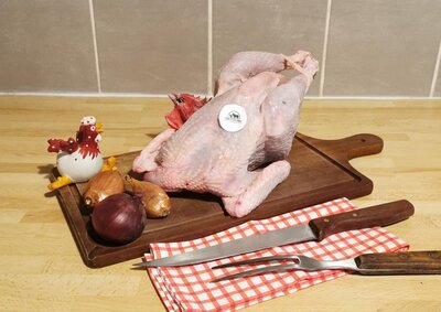 Poulet gournay prêt à cuire