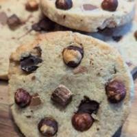 Cookies chocolat noir corsé 65% et pistache