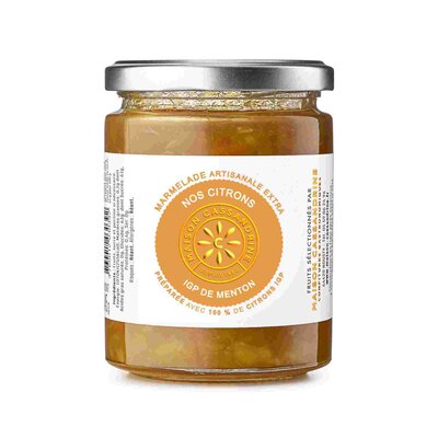 Marmelade extra de citrons de menton igp