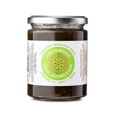 Confiture extra de figues agrumes et noix