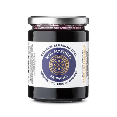 Confiture extra de myrtilles sauvages
