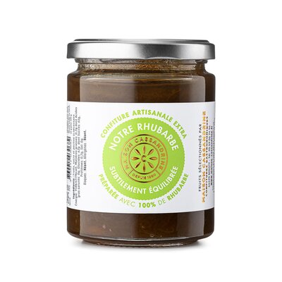 Confiture extra de rhubarbe