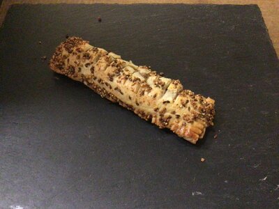 Feuilleté alsacien façon hot dog