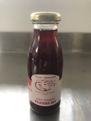 Sirop de fraise bio