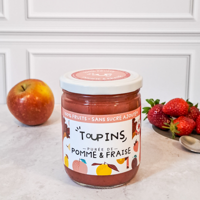 Purée de pomme & fraise