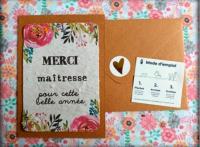 Carte à planter merci maîtresse b