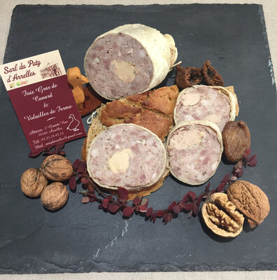 Cou de canard farci au foie gras