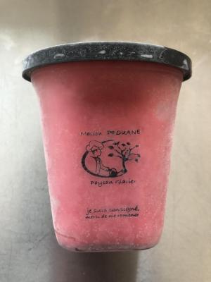 Sorbet fermier framboise lavande bio