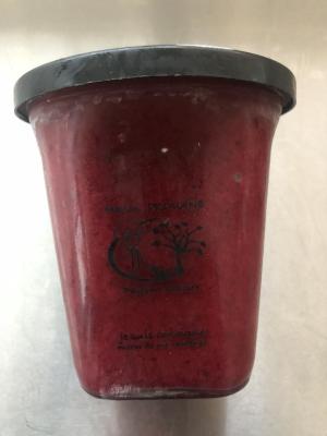 Sorbet fermier cassis