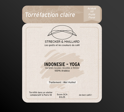 Café grain - indonesie-yoga - torréf. claire