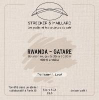Café grain - rwanda-gatare - torréf. claire