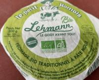Le petit romois lehmann bio 200gr