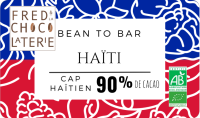 Chocolat 'bean to bar' de haïti 90%
