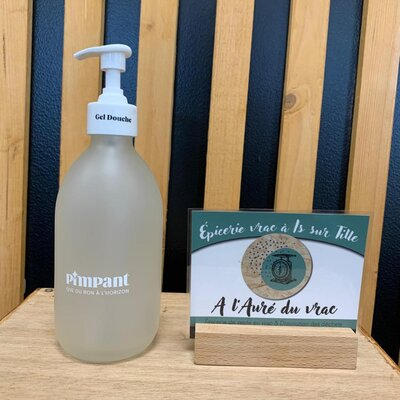 Bouteille en verre rechargeable 250 ml