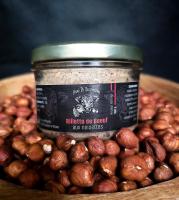 Rillette de bœuf aux noisettes