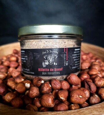 Rillette de bœuf aux noisettes