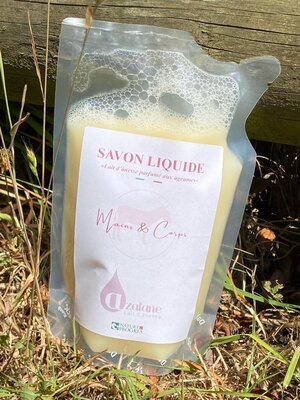 Savon liquide 20% de lait d'ânesse aux agrume