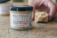 Rillettes de truite herbes/poivre de timut
