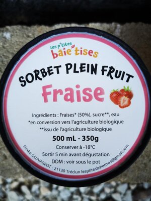 Sorbet fraise