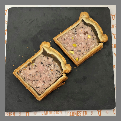 Pâté en croûte maison tranché