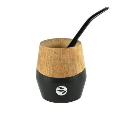 Ensemble de tasse à maté noire