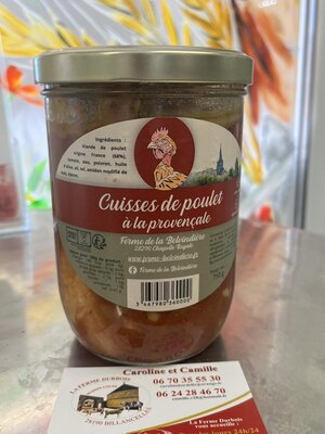 Cuisse de poulet à la provençale 🍲