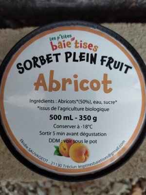 Sorbet abricot