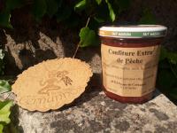 Confiture extra de pêches