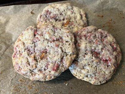 Cookies framboises