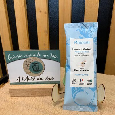 Pimpant- lavant mains fleur de coton