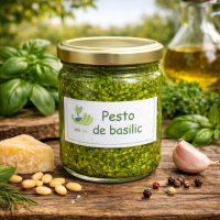 🌿 pesto de basilic – saveur maison