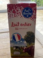 Lait entier pur perche