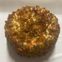 Crottin au duo de poivrons