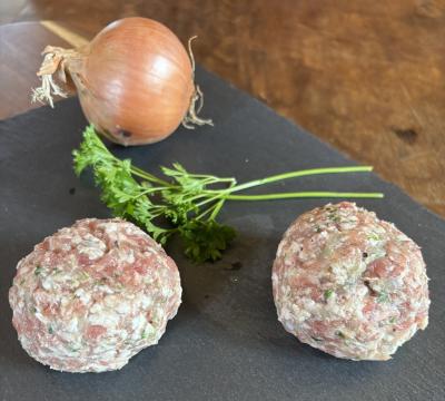 Boulettes épice de porc bio 240g (2 pièces)