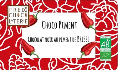 Chocolat noir au piment doux de bresse