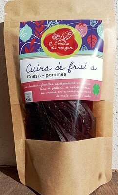 Cuir de fruits cassis - pomme